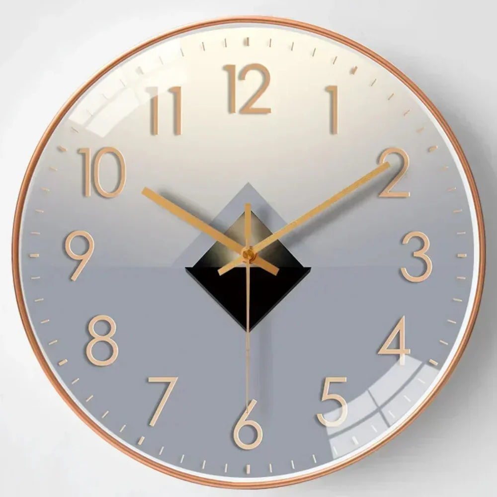 Quiet Contemporary Wall Clock Simple Home Decor
