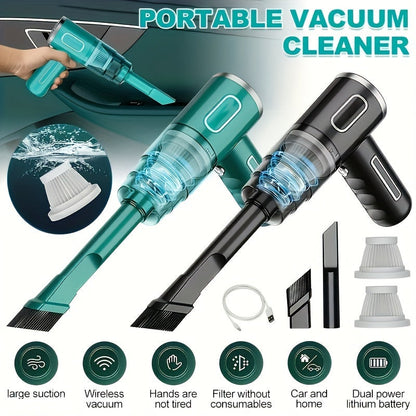 Compact Cordless Car and Home Vacuum Cleaner