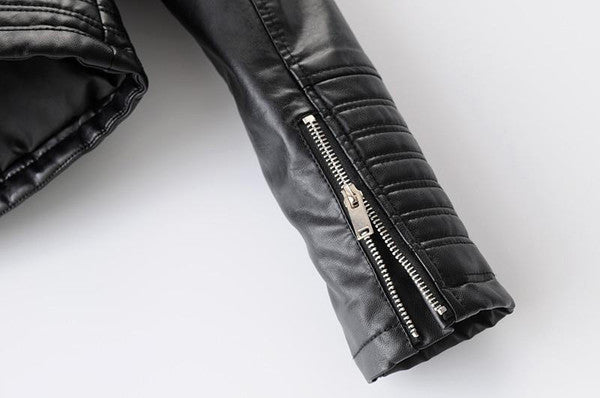 Classic Black Motorcycle Jacket