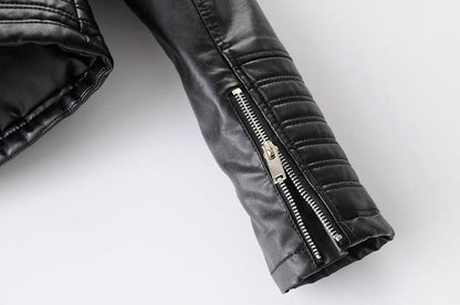 Classic Black Motorcycle Jacket