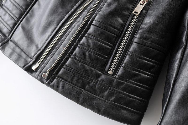 Classic Black Motorcycle Jacket