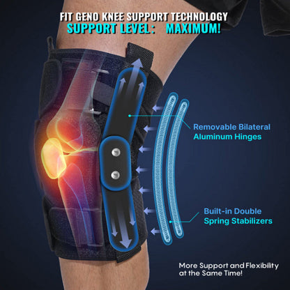 Supportive Hinged Knee Support For Meniscus Injury