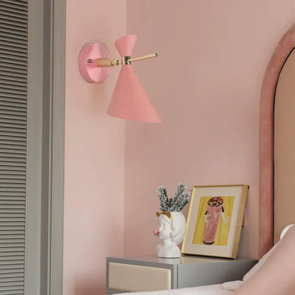 Rustic Wooden Wall Lamp with Unique Shade - Pexav