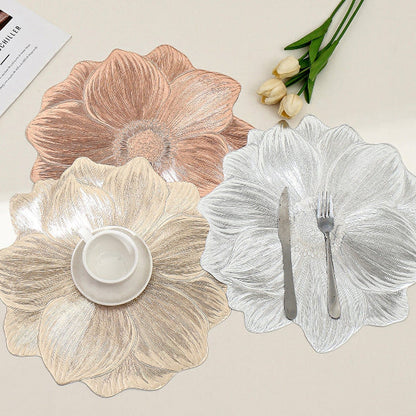 Colorful Floral Table Mat - Durable Water Resistant Placemat - Pexav