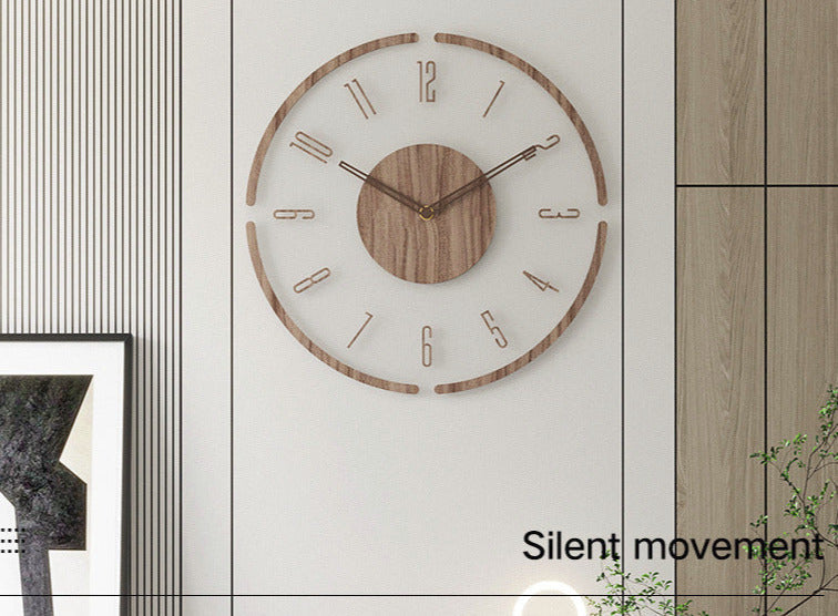 Classic Wooden Large Wall Clock