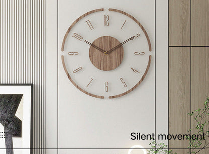 Classic Wooden Large Wall Clock