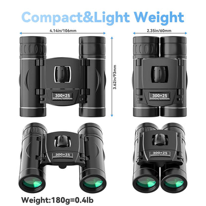 Compact 40X Wide Angle Travel Binoculars