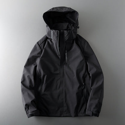 Breathable Water Resistant Parka With Zip Up Front