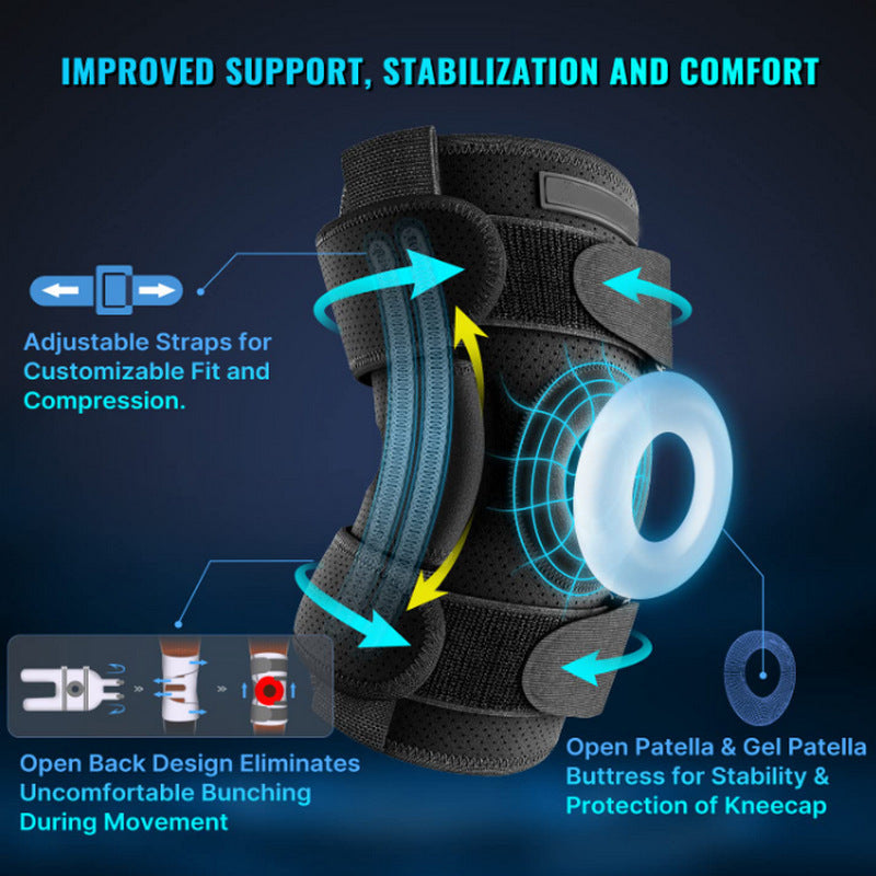 Supportive Hinged Knee Support For Meniscus Injury