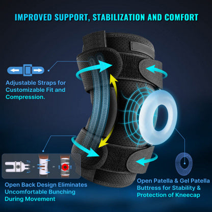 Supportive Hinged Knee Support For Meniscus Injury
