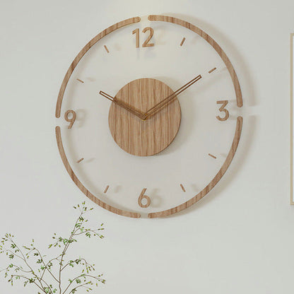 Classic Wooden Large Wall Clock