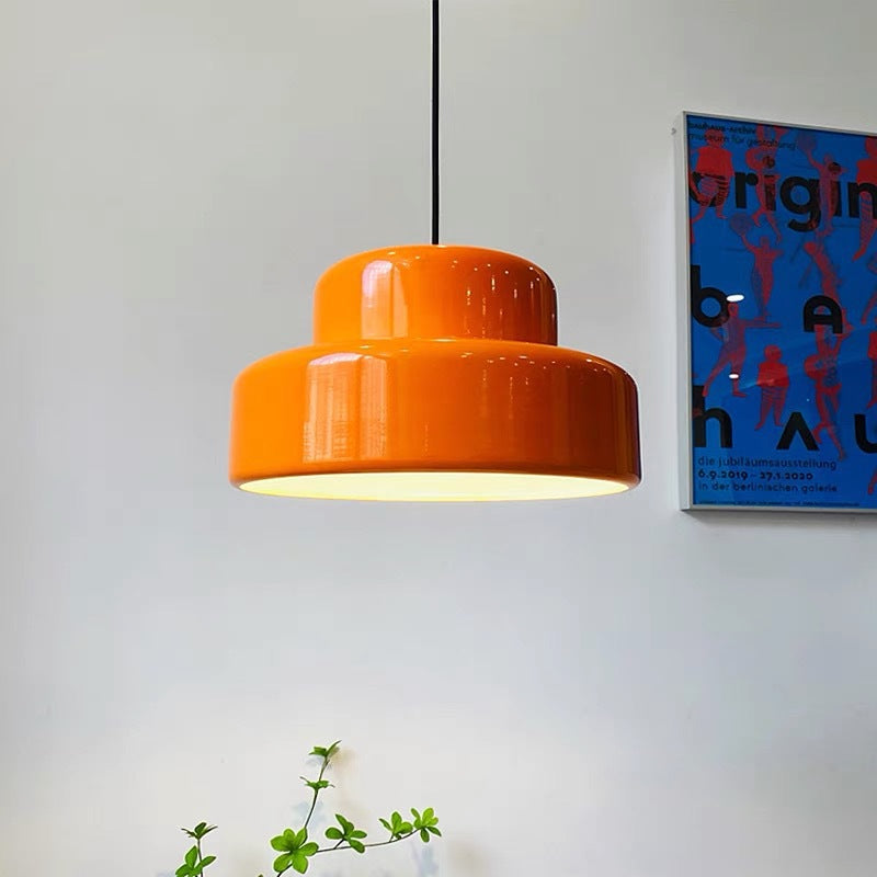 Retro Style Orange Hanging Lamp - Pexav