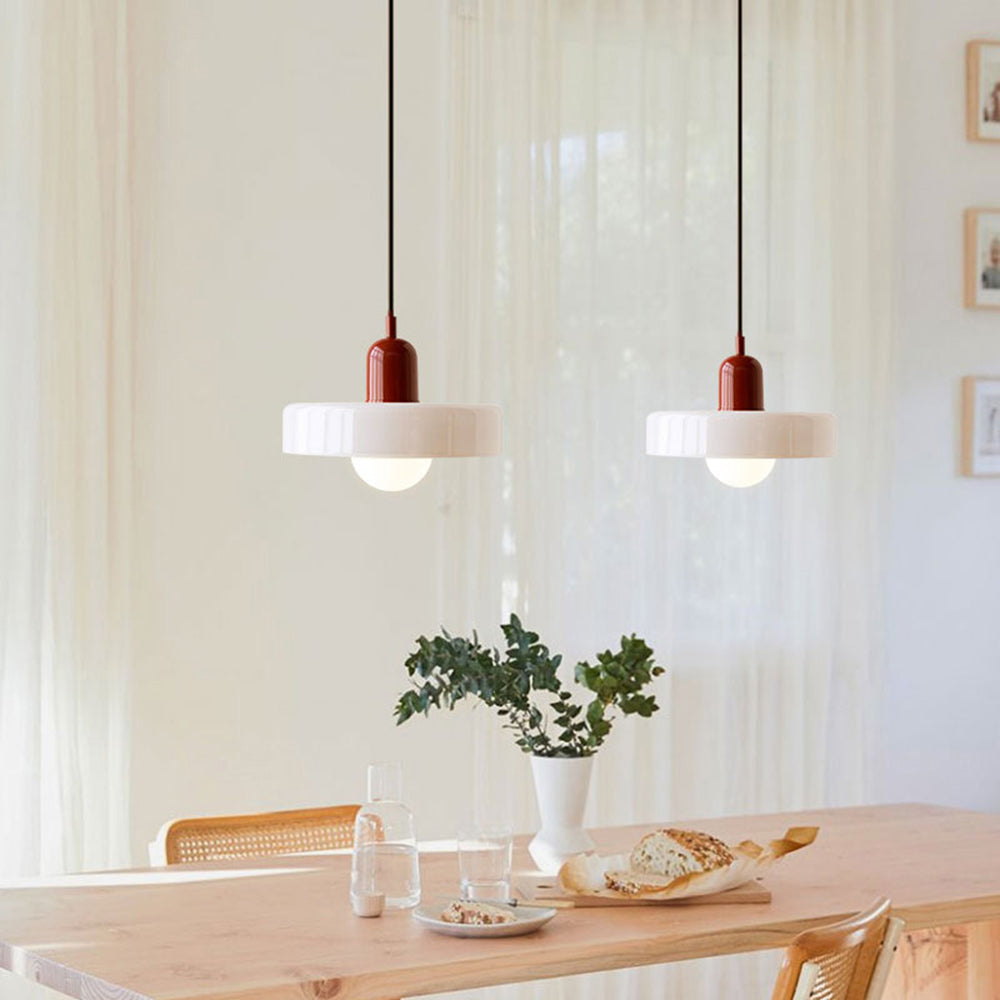 Stylish Glass Pendant Light Colorful Hanging Ceiling Lamp