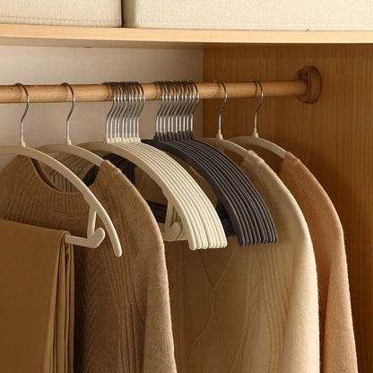 Space Saving Closet Hangers Non Slip Set of 10