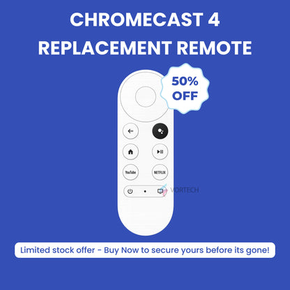 Simple Chromecast 4 Control Remote for Easy Streaming