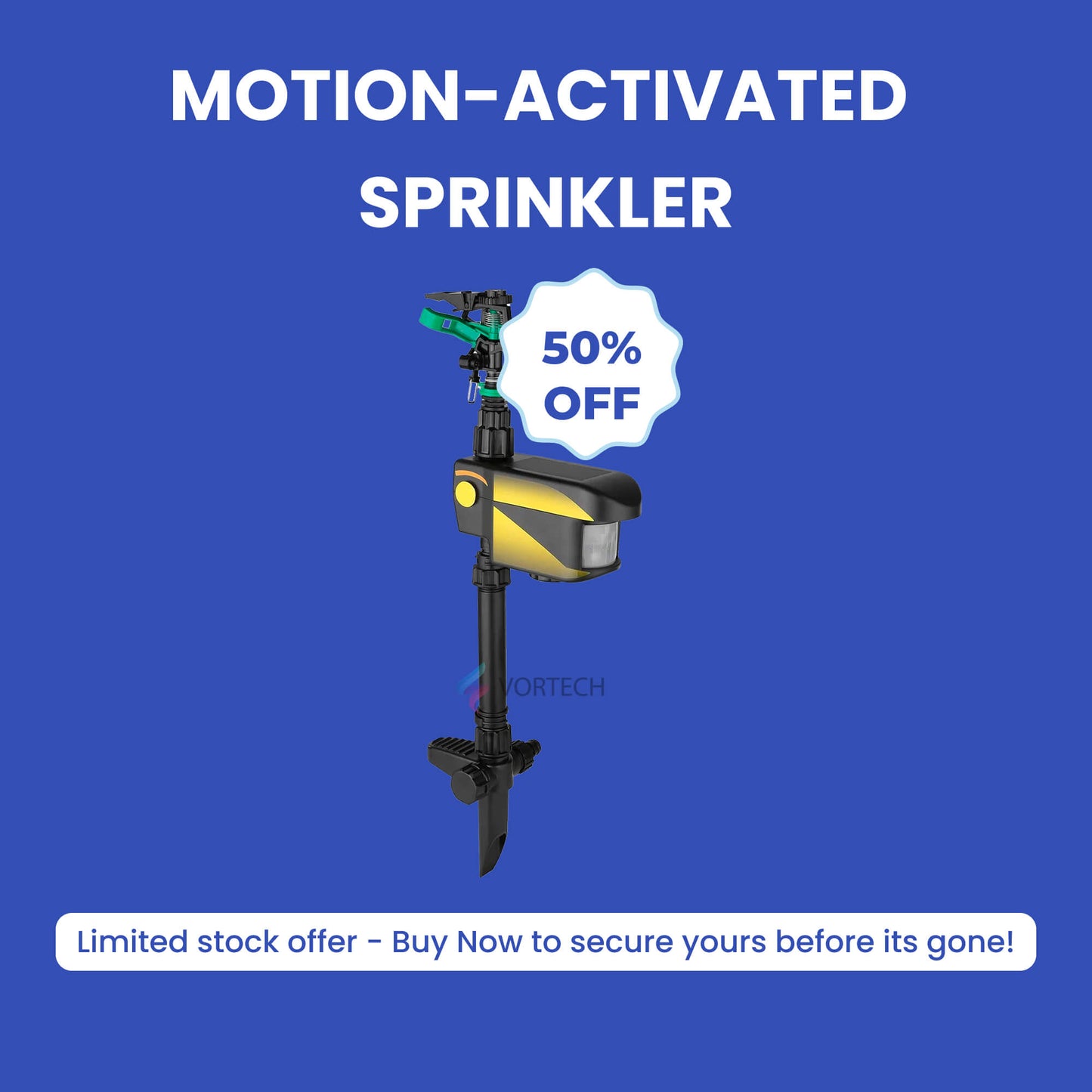 Automatic Outdoor Sprinkler with Pest Repellent Sensor