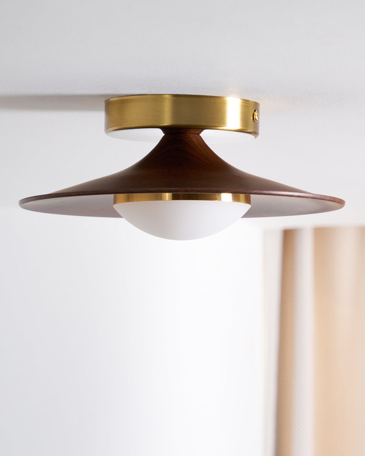 Airy White Ceiling Light