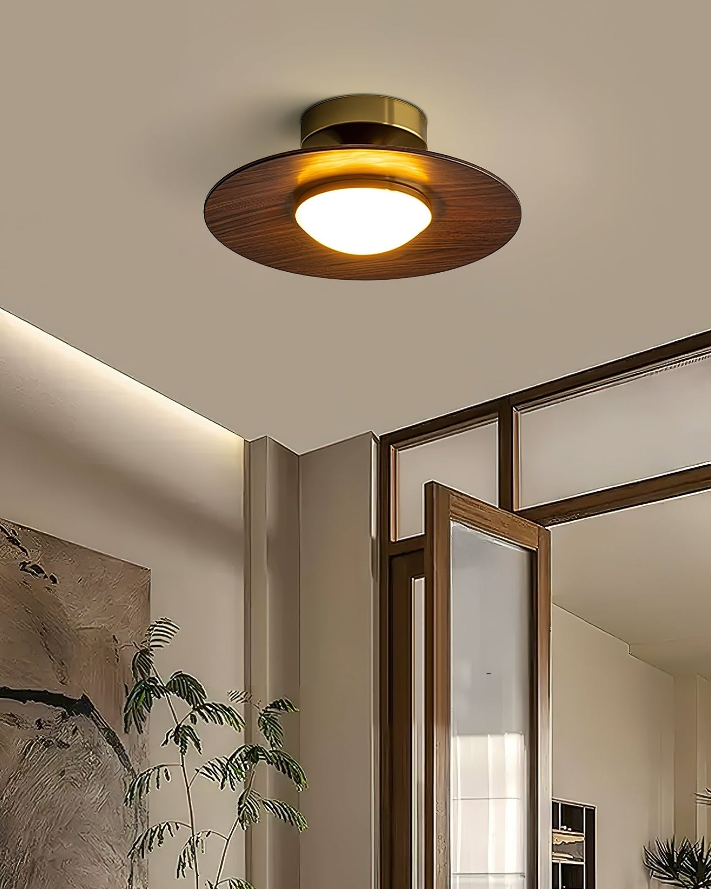 Airy White Ceiling Light