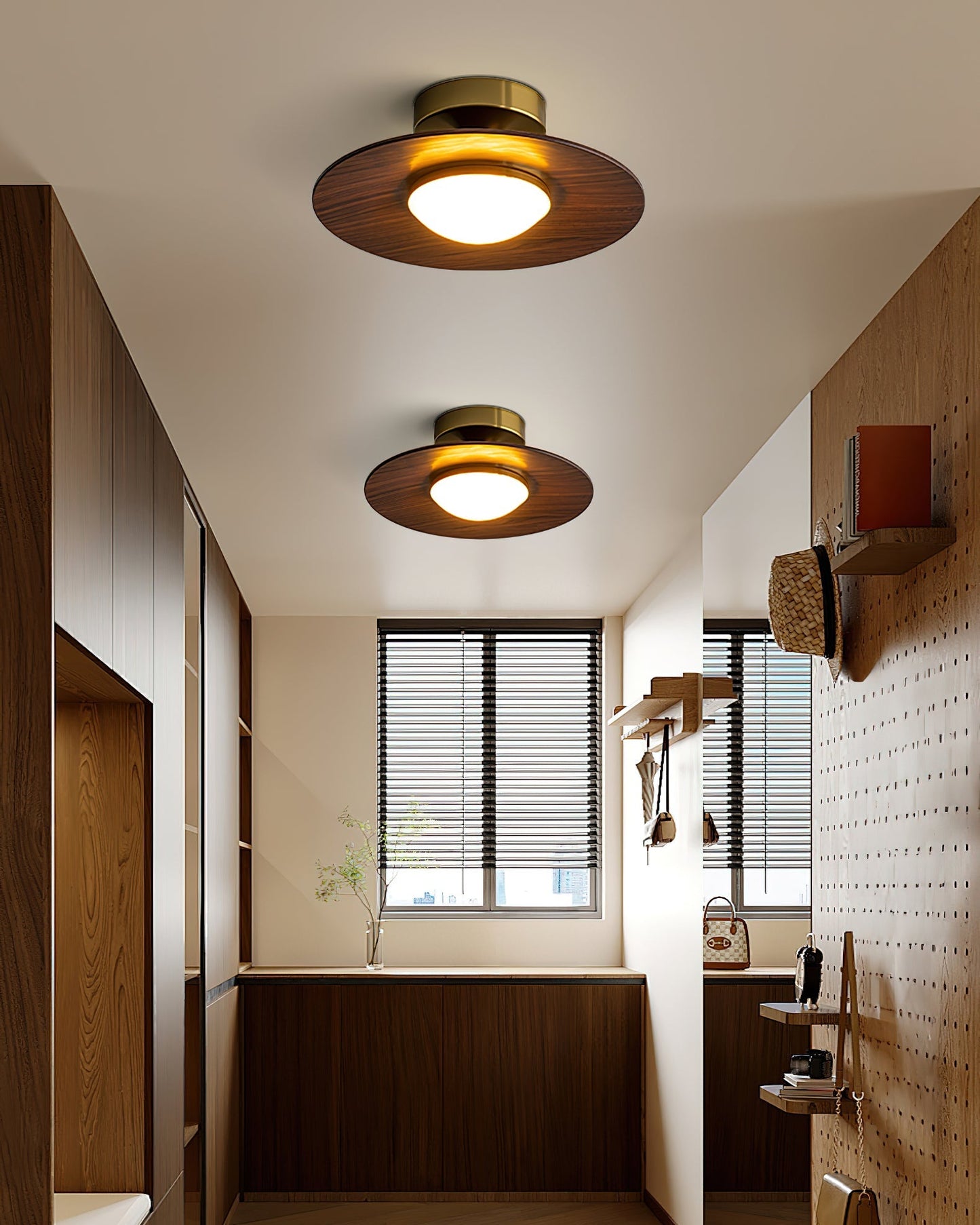 Airy White Ceiling Light