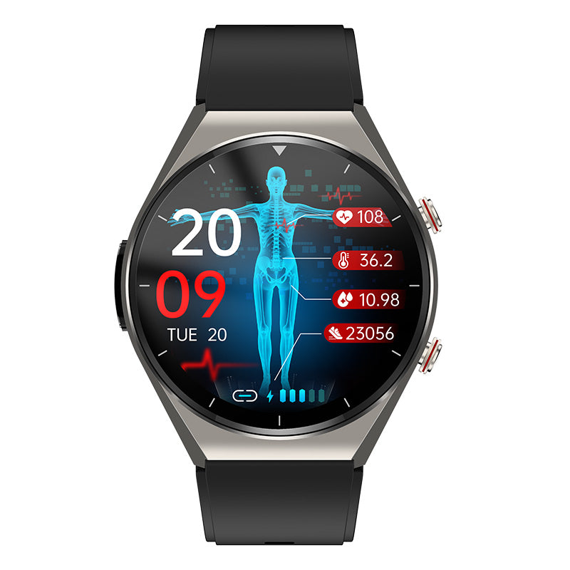 Accurate Fitness Tracker Watch with ECG and Heart Rate Monitor