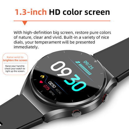 Accurate Fitness Tracker Watch with ECG and Heart Rate Monitor