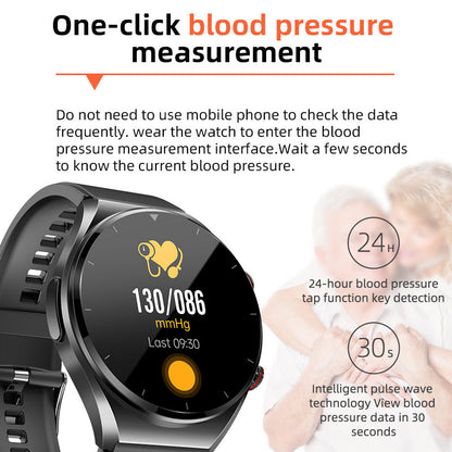 Accurate Fitness Tracker Watch with ECG and Heart Rate Monitor