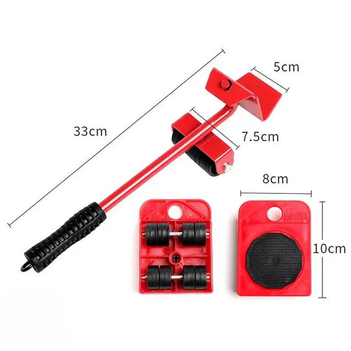 Heavy Duty Furniture Mover Kit with Slider and Wheels