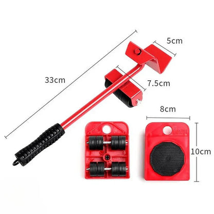 Heavy Duty Furniture Mover Kit with Slider and Wheels
