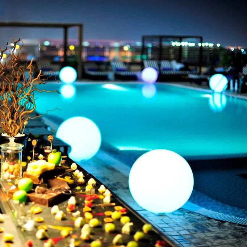 Wireless Outdoor Solar LED Globe Light