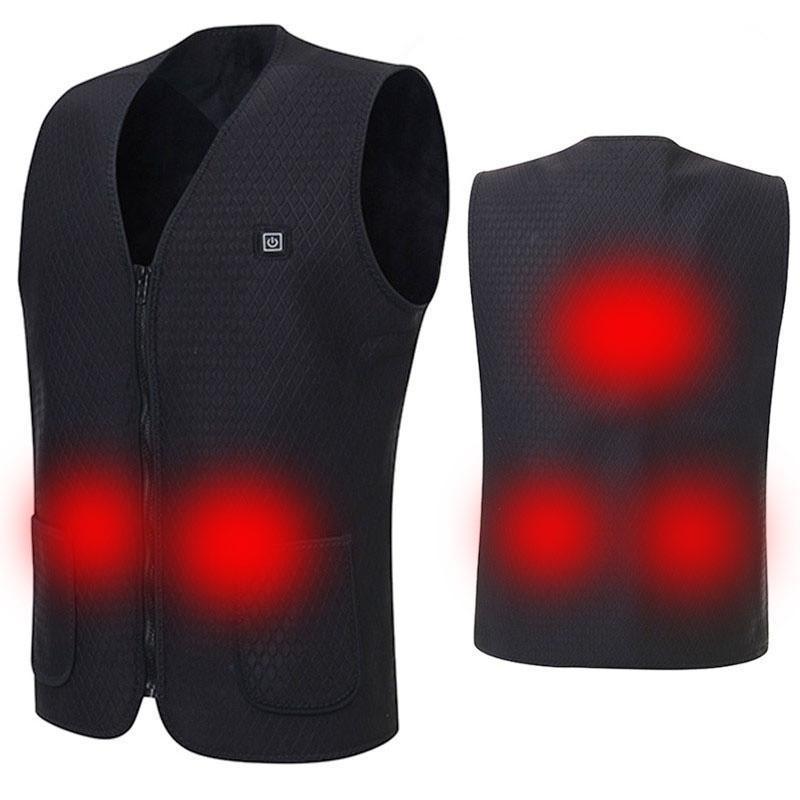 Warm Thermal Insulated USB Vest Jacket