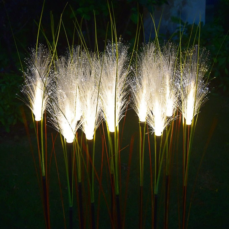 Bright Solar Powered Yard Lights - 12 LED Outdoor Path Lights - Pexav