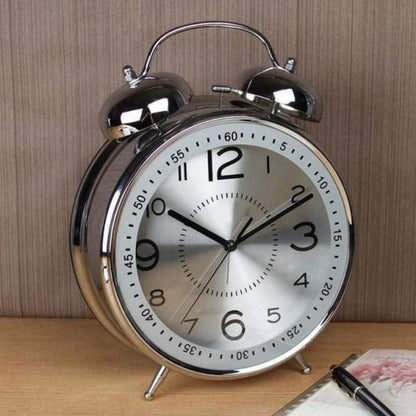 Classic Double Bell Alarm Clock with Extra Loud Sound - Pexav