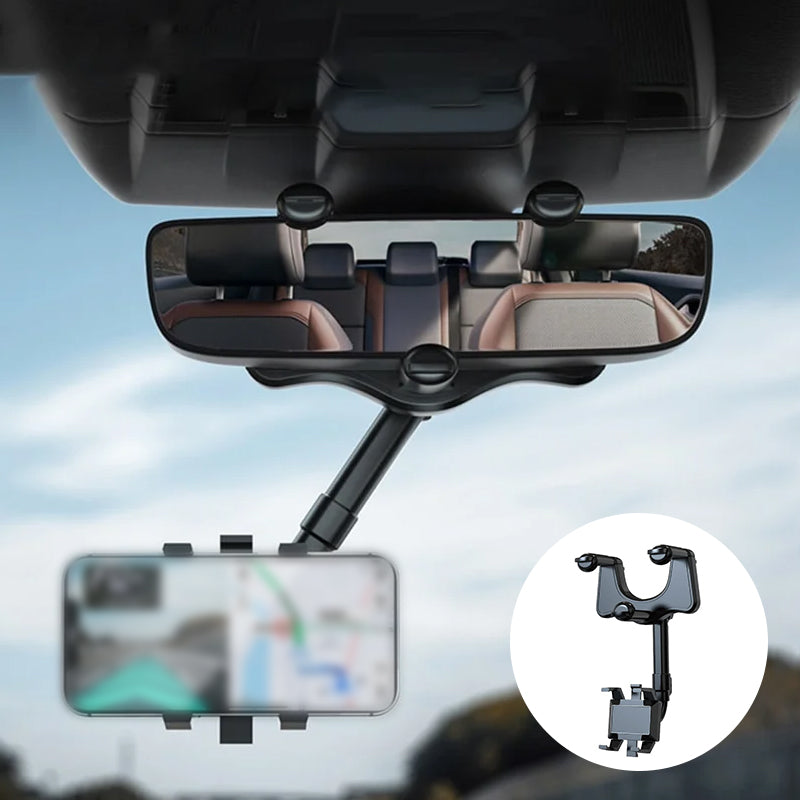 Adjustable Car Phone Mount with 360° Rotation