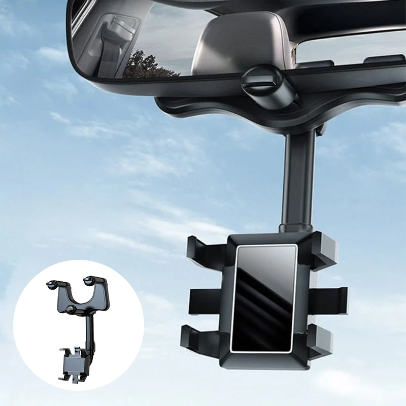 Adjustable Car Phone Mount with 360° Rotation - Pexav