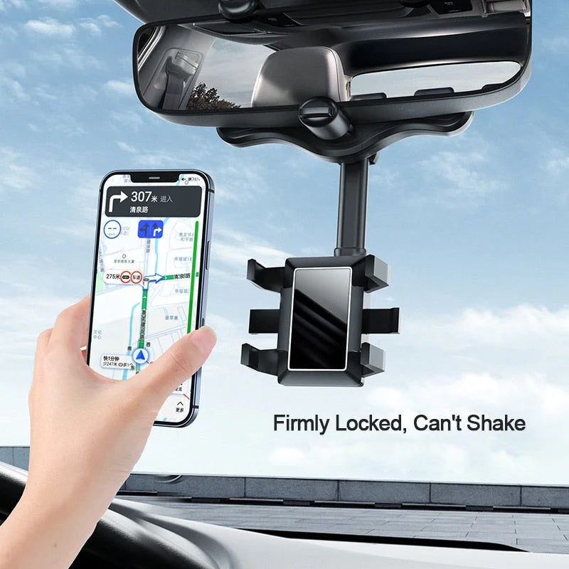 Adjustable Car Phone Mount with 360° Rotation