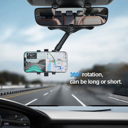 Adjustable Car Phone Mount with 360° Rotation