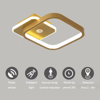 PIR Motion Sensor LED Ceiling Light | Smart Lighting | Energy Efficient | Perfect for Hallway & Bathroom