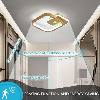 PIR Motion Sensor LED Ceiling Light | Smart Lighting | Energy Efficient | Perfect for Hallway & Bathroom