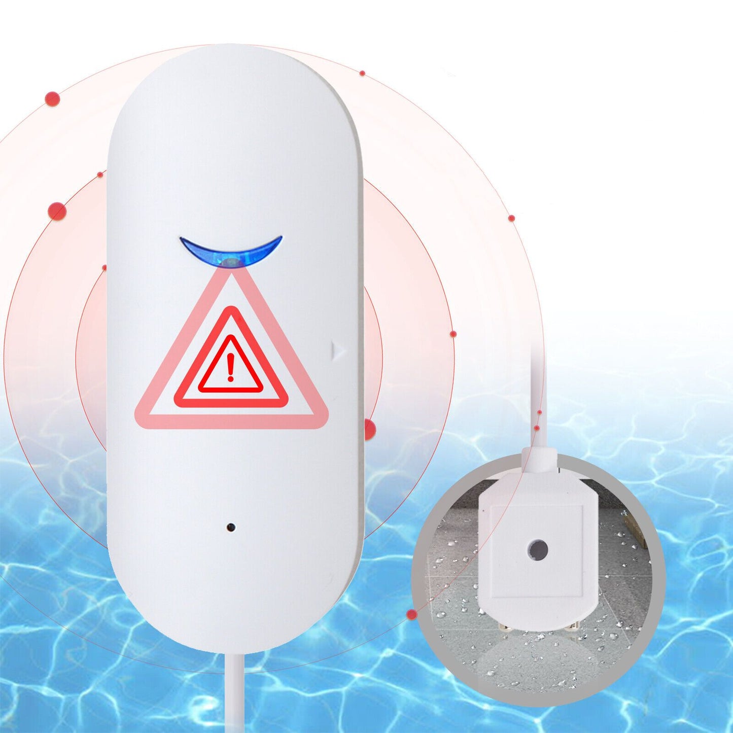 Wireless Flood Alert Water Leak Detector System