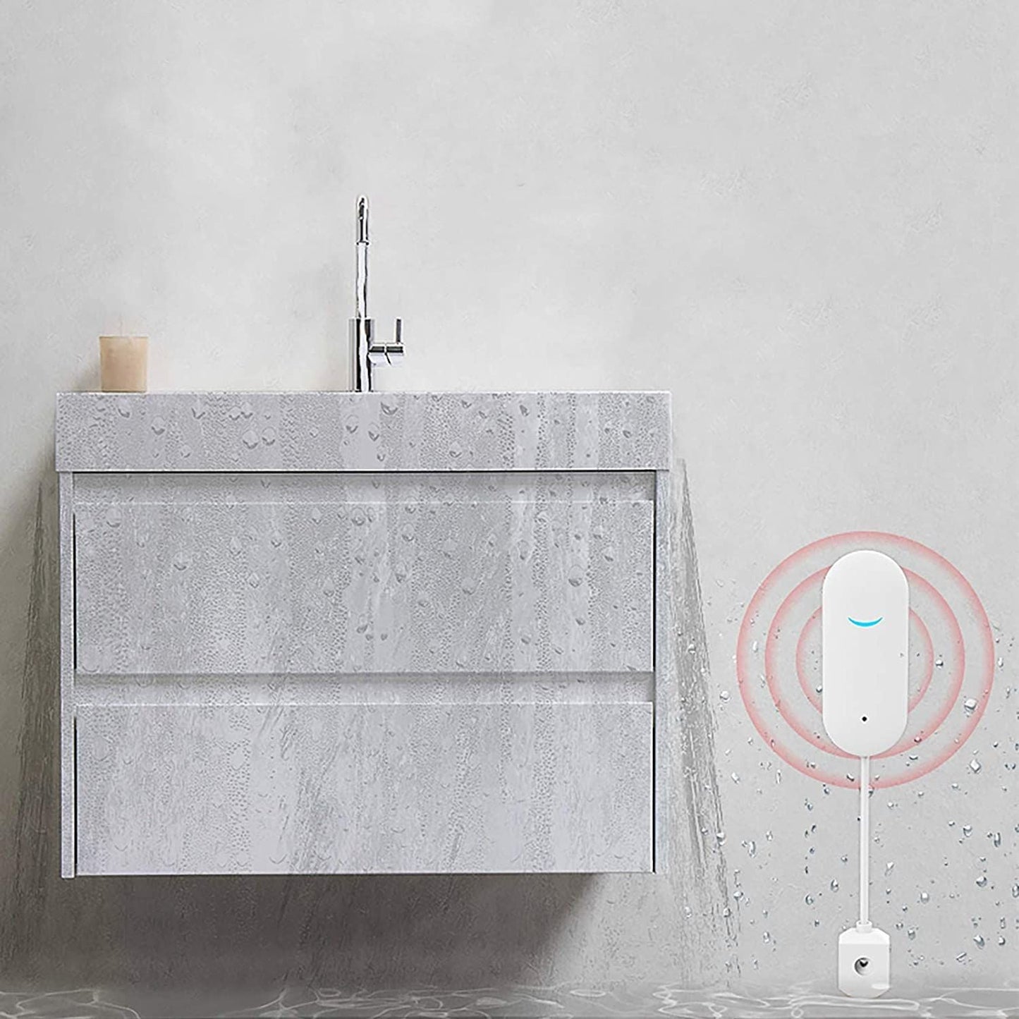 Wireless Flood Alert Water Leak Detector System