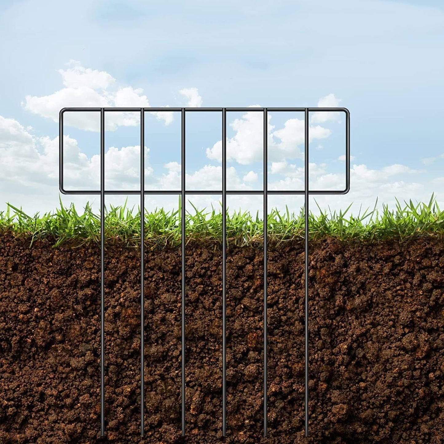Strong Metal Yard Pet Gate Fence Outdoor Protection