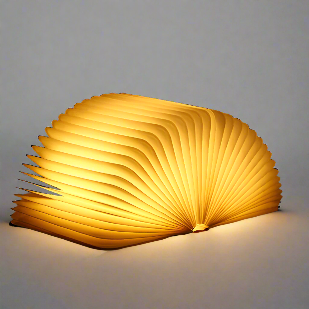 Compact Book Style LED Desk Lamp Dimmable Light