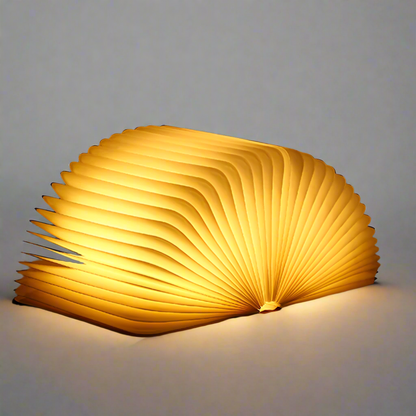Compact Book Style LED Desk Lamp Dimmable Light
