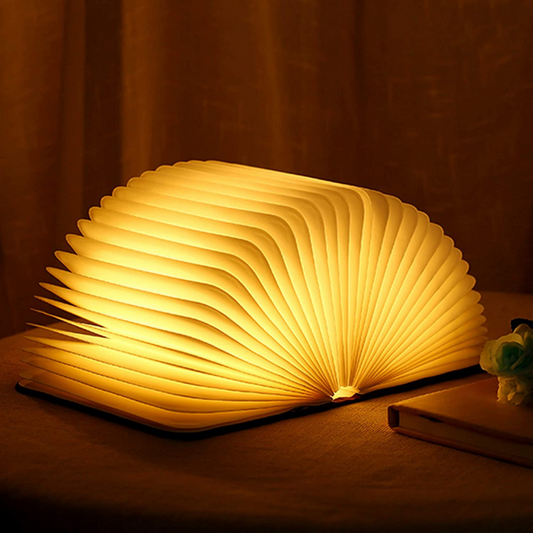 Compact Book Style LED Desk Lamp Dimmable Light - Pexav