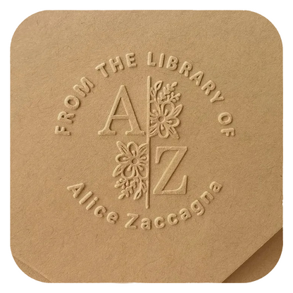 Personalized Book Stamp for Custom Library - Customizable Book Stamper with Durable Ink for Book Lovers 8