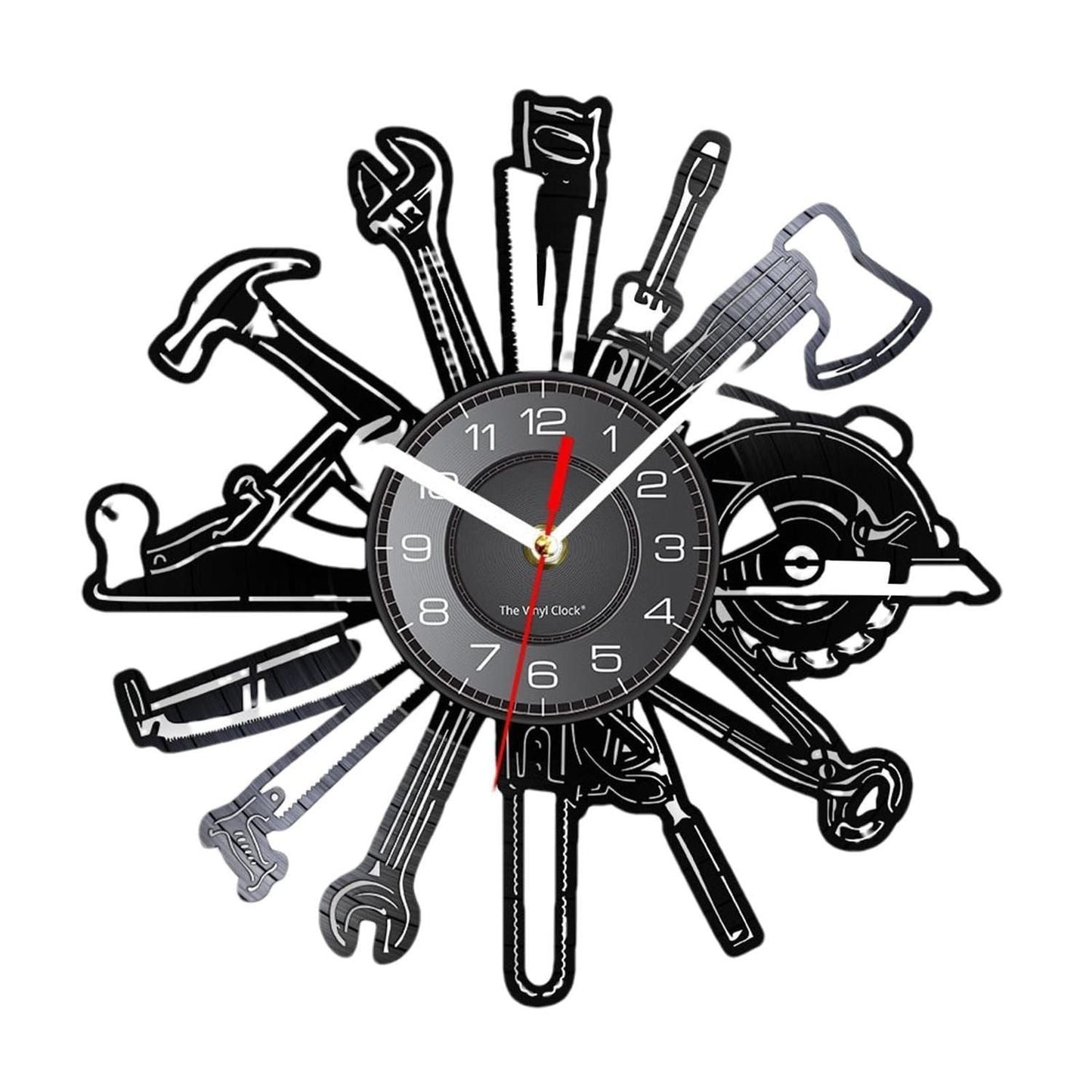 Customizable LED Garage Clock for Men - Pexav