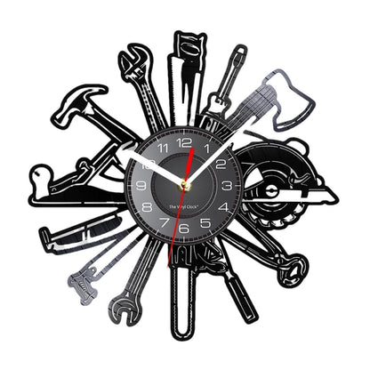 Customizable LED Garage Clock for Men - Pexav