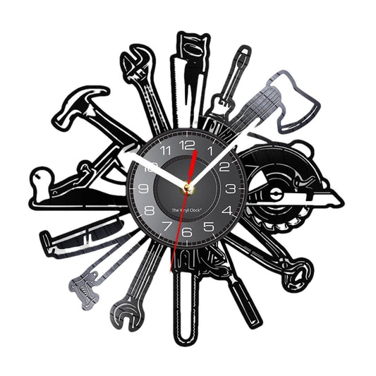 Customizable LED Garage Clock for Men - Pexav