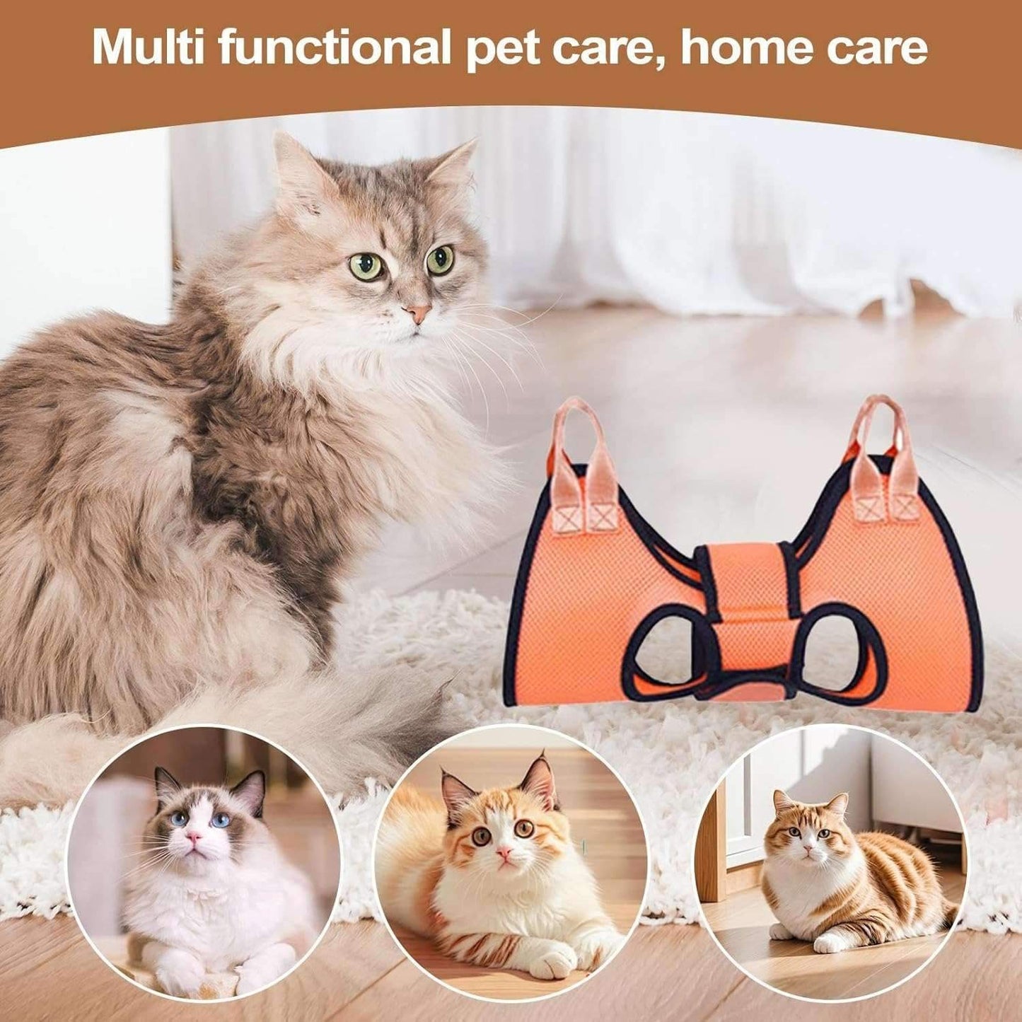 Pet Grooming Hammock - Safe & Stress-Free Nail Trimming, Easy to Use & Clean