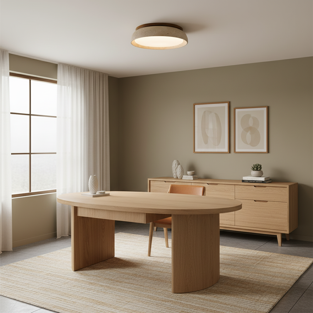 Stylish Circular LED Ceiling Fixtures for Home